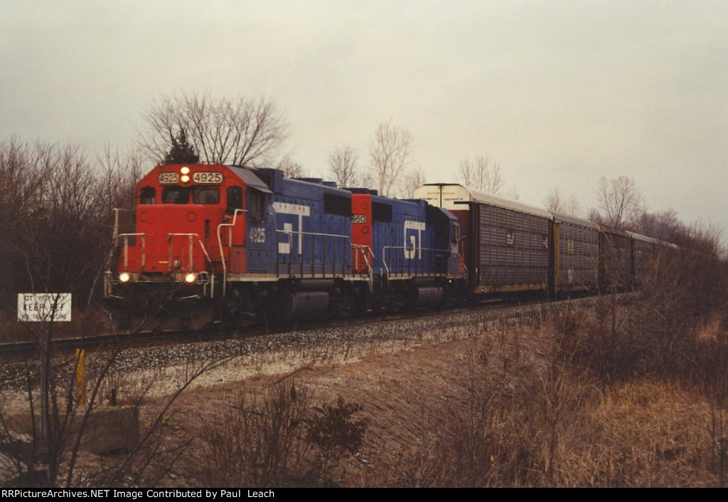 Vehicle train rolls west
